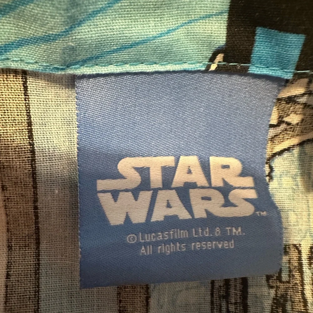NWOT Star Wars Curtains Drapes 2 Panels Tiebacks StormTroopers print 42